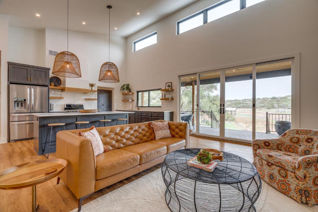 Chic Burnet Home on Lake Buchanan with 2 Fireplaces!