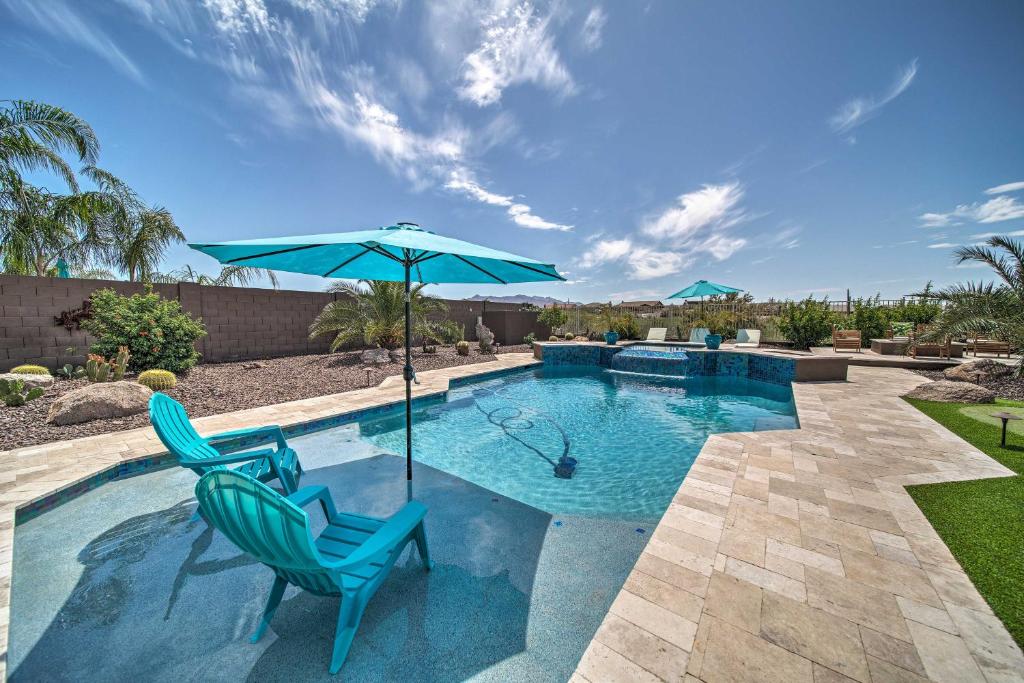 Upscale Goodyear Home with Resort-Style Pool and Spa!