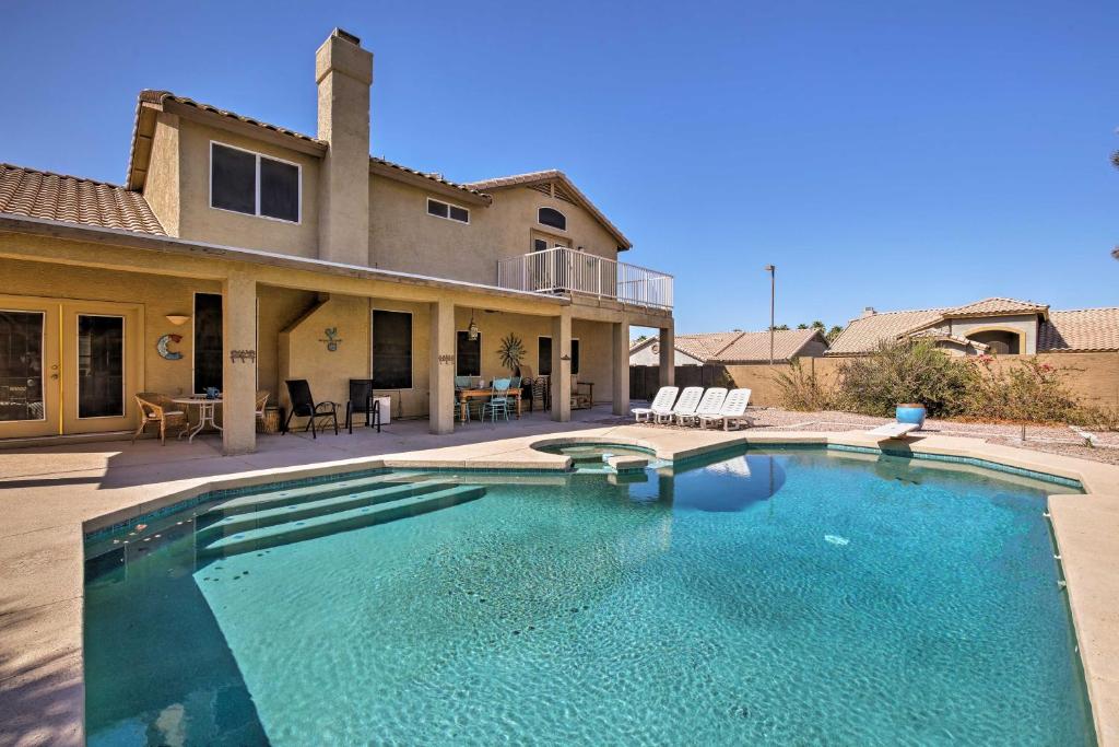 Goodyear Home with Heated Pool and Spa, Close to Golf!