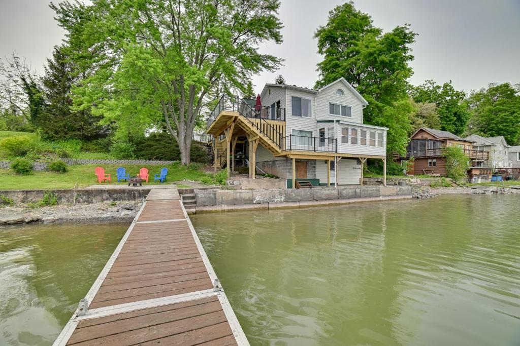 Cayuga Lake Retreat in Seneca Falls with Dock!