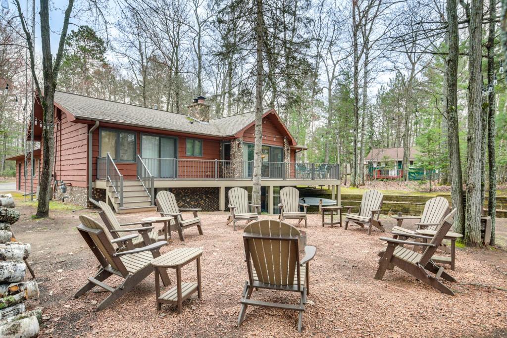 Waterfront Eagle River Lake Home with Boat Dock